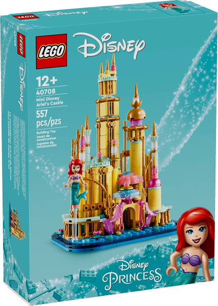 Lego Disney Princess 40708 - Mini Disney Ariel's Castle NEW - FREE