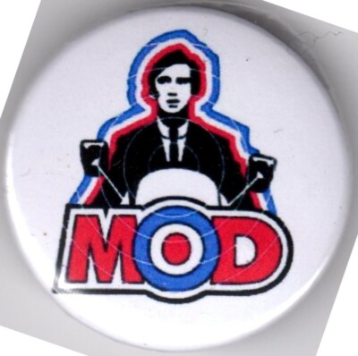 Mod Bage JIMMY MOD Pin Button Badge 25mm - VESPA - LAMBRETTA SCOOTER ...