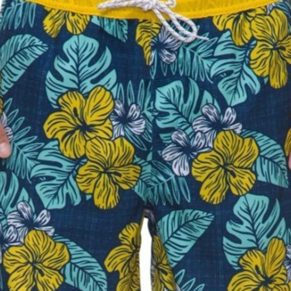 Bañador Reef Brockman Volley para hombre azul nuevo con etiquetas Foto 2 de 4