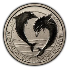 2019 $30 1/3 oz Australian Bottlenose Dolphin Platinum Coin - Rare - G1478