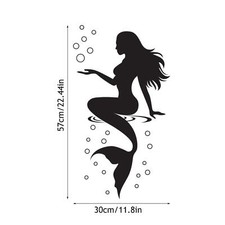 RoomMates Sweet Pastel Mermaids Wall Decals - Peel & Stick Removable Wall Decor For Kids