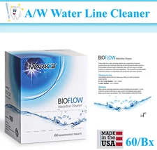 Dental Air Water Syringe Waterline Cleaning Tablets 60/bx Water Line Cleaner USA
