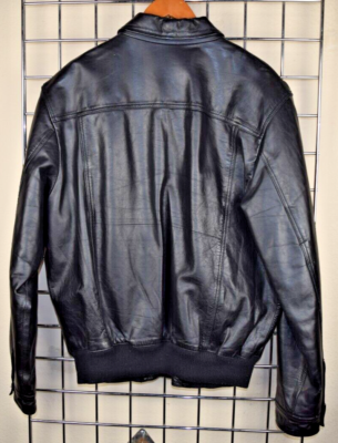 Vintage Calvin Klein Leather Jacket Size L 90s Mid Weight Vintage Calvin Klein Leather Jacket Size L 90s Mid Weight