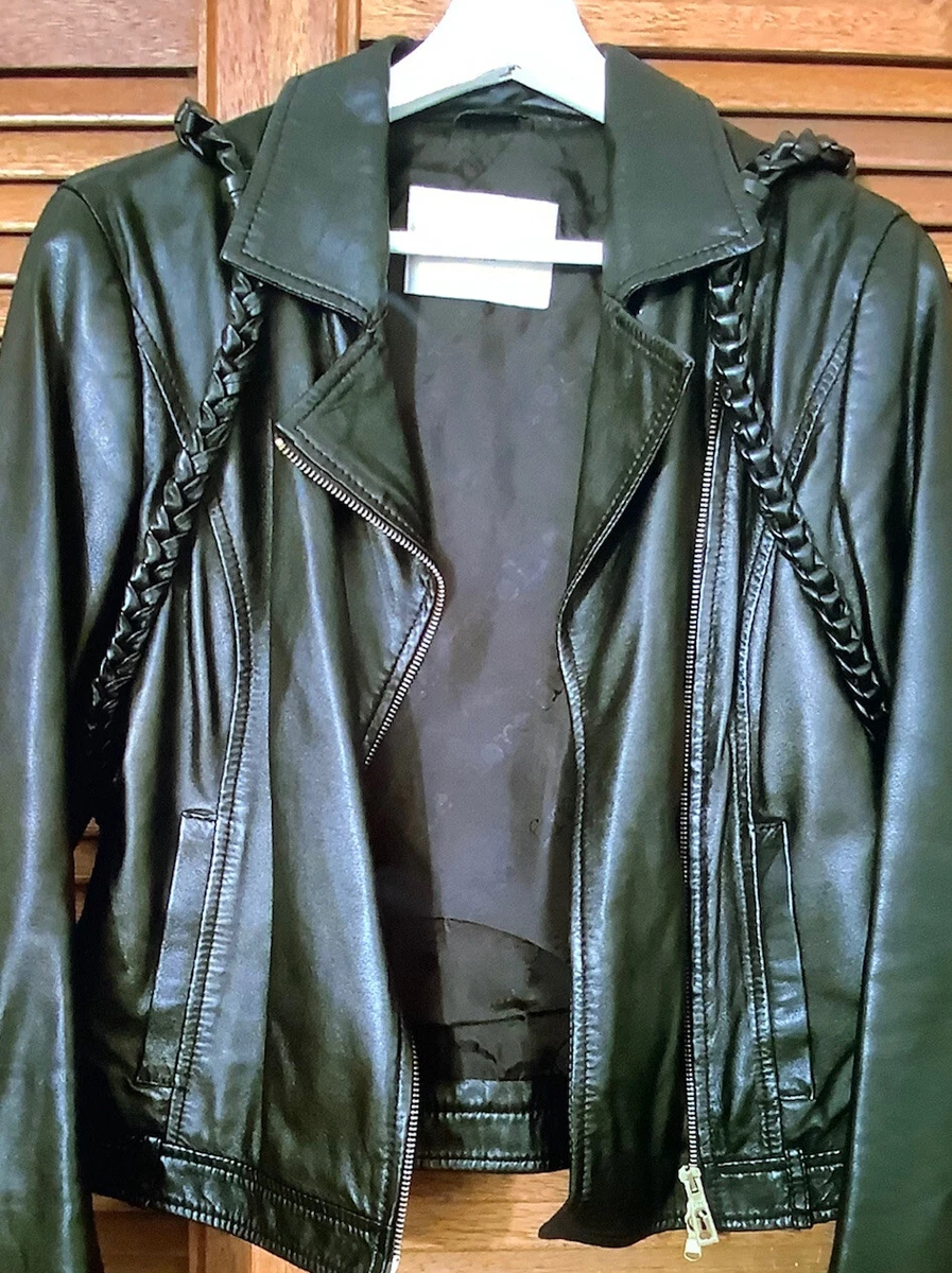 Frankie morello shop leather jacket