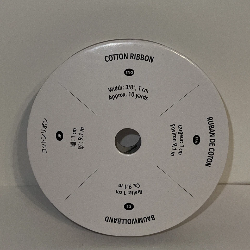 Stampin Up! Cinta de algodón” Into The Woods” nueva 10 yardas W: 3/8 1 cm Foto 2 de 3