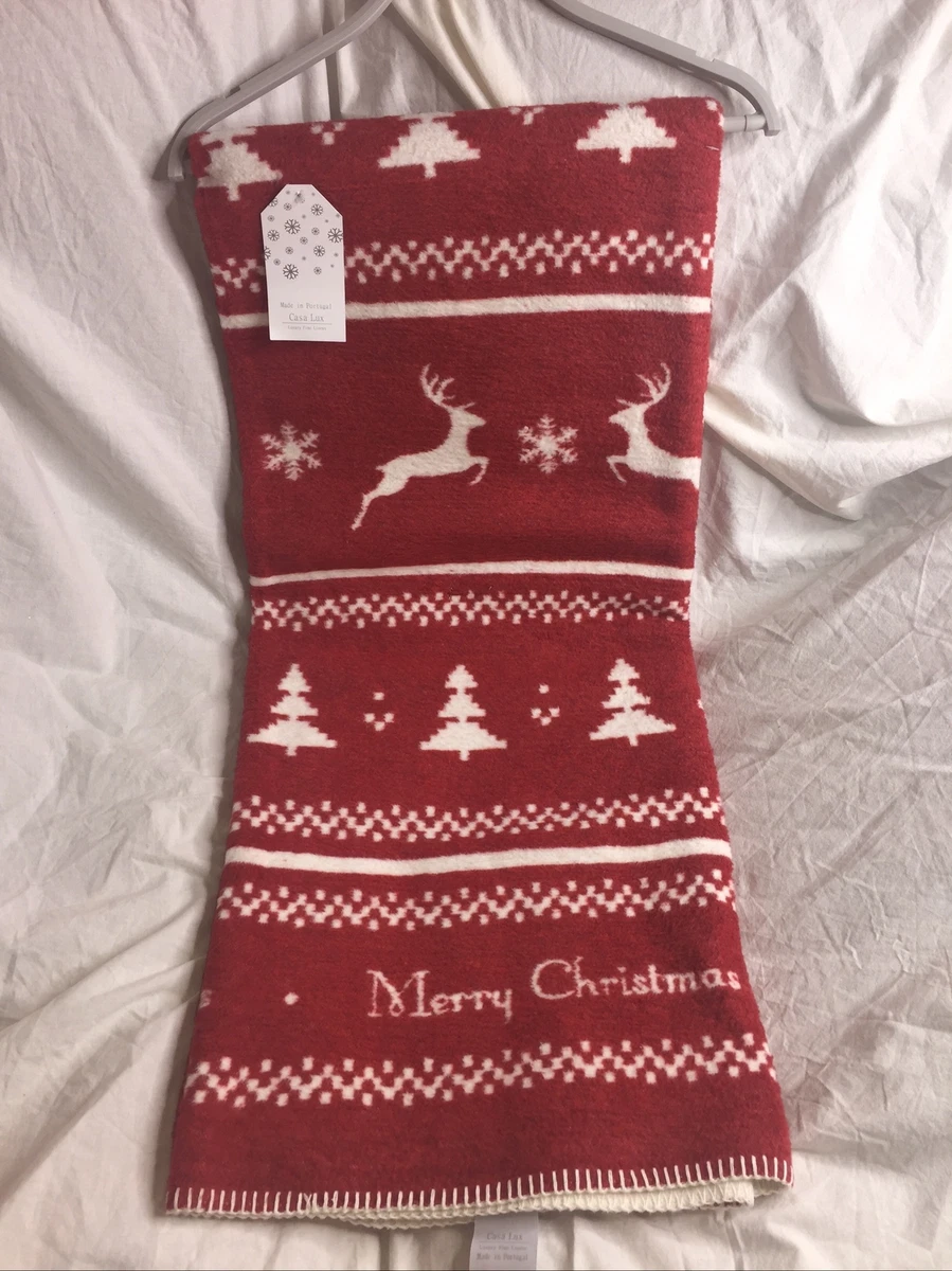 Casa Lux Merry Christmas Oversized Throw 50
