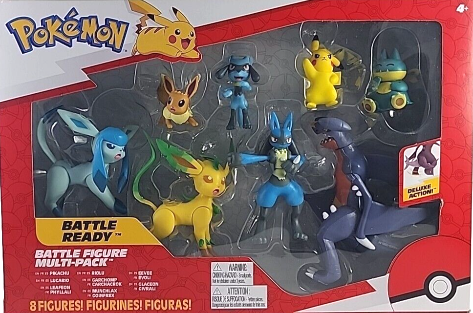 Pokemon Battle Ready- Battle Figure Multi-Pack 8 Figures Pokemon Battle Ready- Battle Figure Multi-Pack 8 Figures