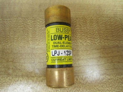 COOPER BUSSMANN LPJ-12SP FUSE, 12A, 600V, TIME DELAY