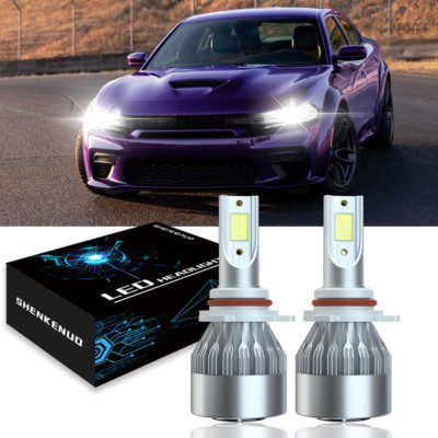 2x 9012 LED Headlight Hi/Lo Kit 6500K for DODGE Challenger 2015-2019 Plug&Play