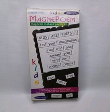 Vintage 1995 Illuminations Kids MagnePoem Magnetic Instant Poetry Kit In Travel