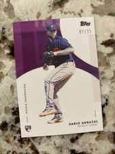 2020 TOPPS ON-DEMAND ROOKIE PROGRESSION WAVE 3 CARD /25 TIGERS DARIO AGRAZAL 26C