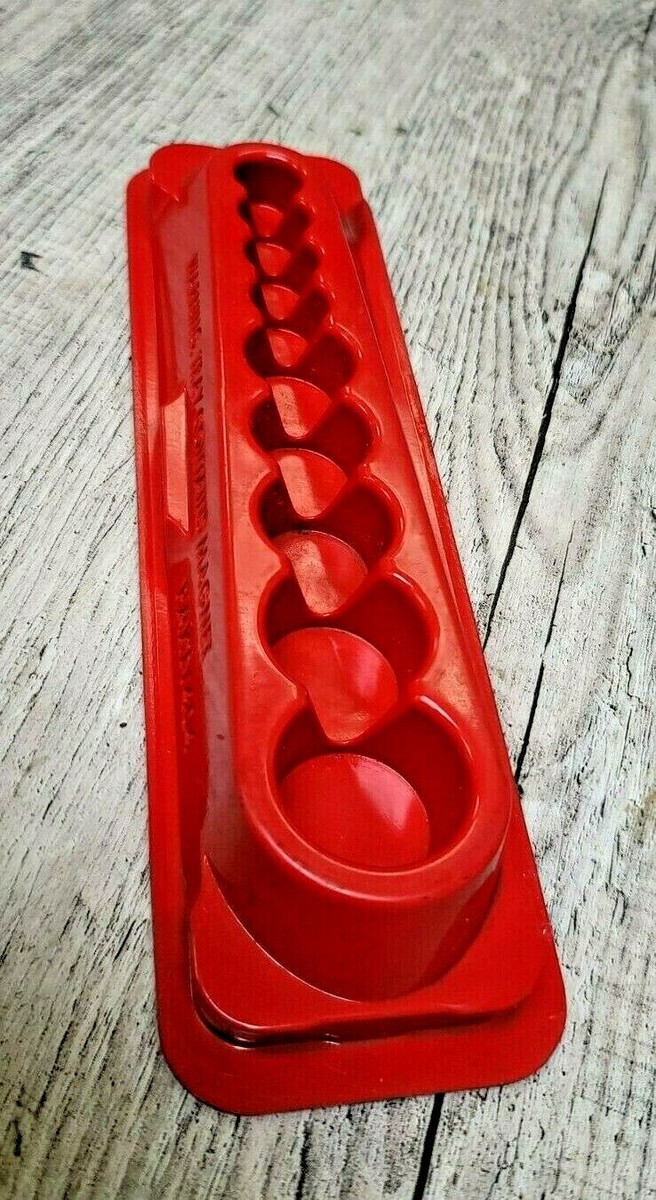 Snap-On ™ Tools RED Magnetic Socket Tray Organizer Submarine