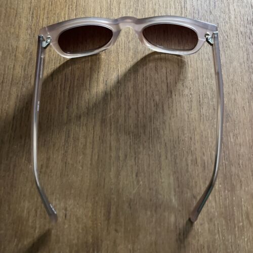 $640 Linda Farrow LFL/157/10 Women's Peach Pink Sunglasses Shades 47/23/145 - Picture 3 of 6