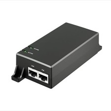 Gigabit PoE Injector 48V 15W IEEE802.3af Power Over Ethernet PoE Adapter Sing...