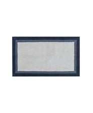 Madison Park Amherst Cotton Bath Rug- 27" x 45"-Navy T4102461