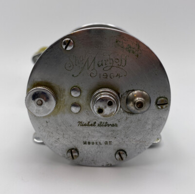Moulinet Shakespeare Marhoff vintage modèle GE 1964, argent nickel