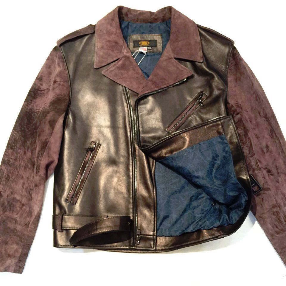 Chaqueta de motociclista G-Gator negra lavanda jungla Foto 2 de 4