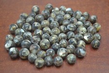 100 PCS ROUND ABALONE SHELL MOSAIC WITH RESIN BEADING BEAD 8MM