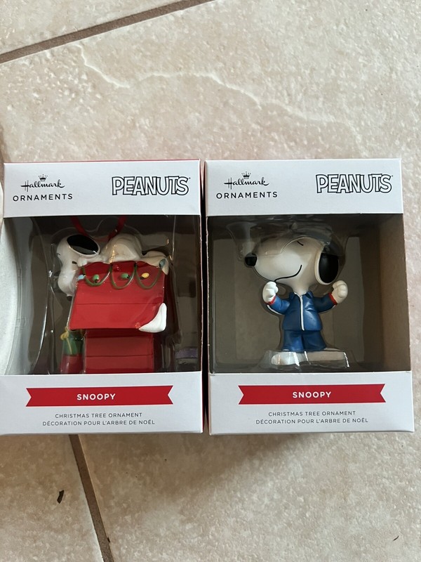 Hallmark Snoopy Decorated Dog House Ornament Peanuts 2024 NEW