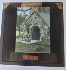 MAGIC LATERN SLIDE SOUTH PORCH CONWY CHURCH