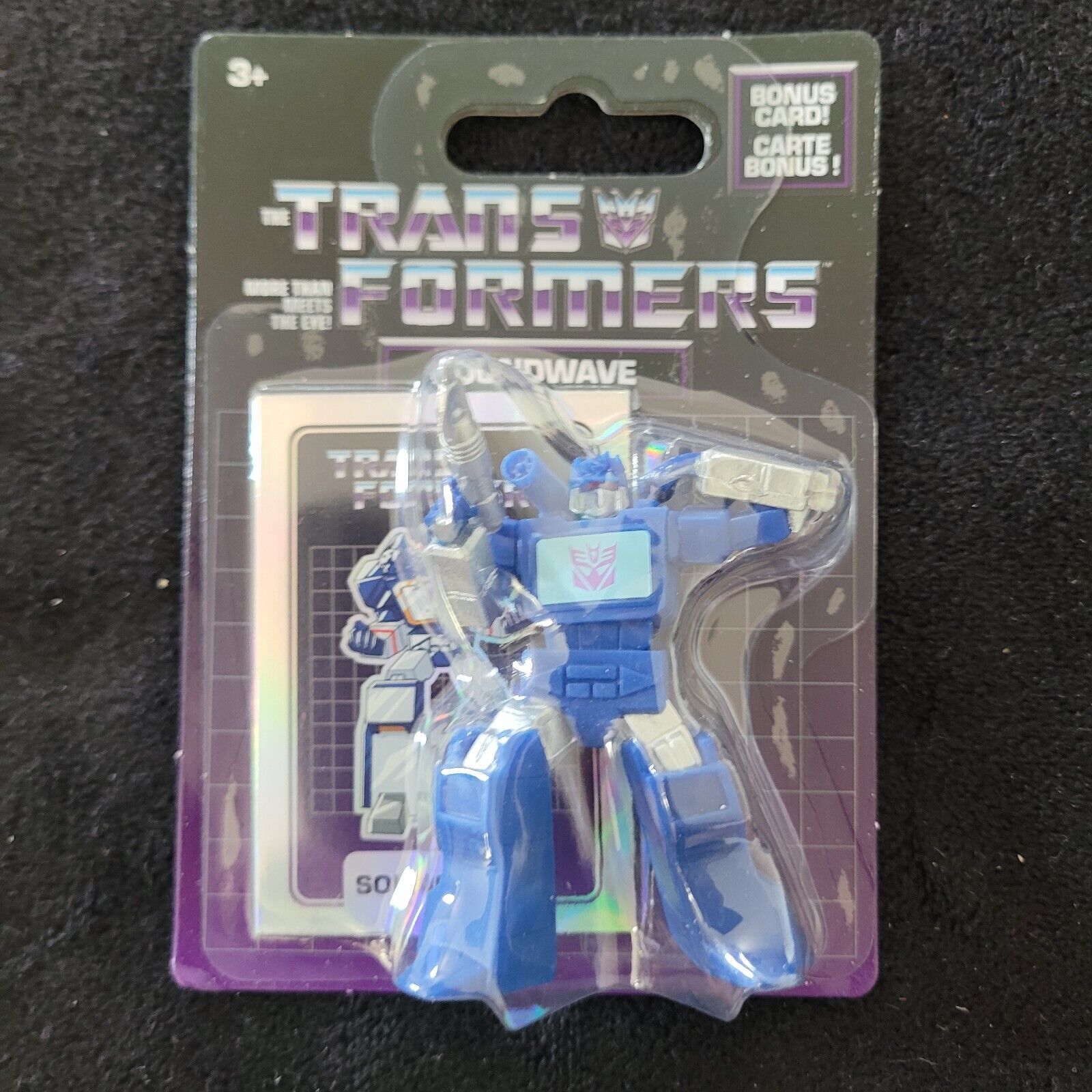 Transformers Soundwave 2" Inch Mini Figure W/ Bonus Holo Card *RARE*