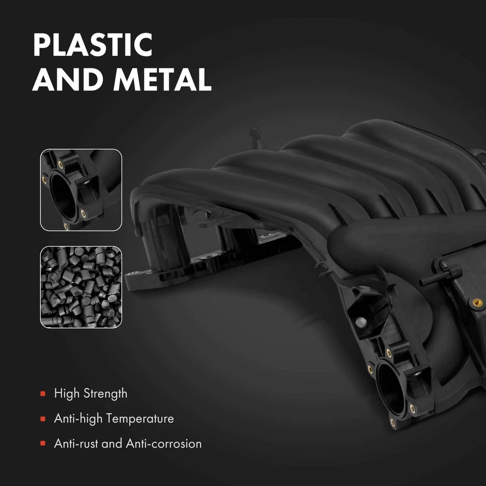 Coletor de admissão para Nissan Versa 2012-2015 Versa Note Micra L4 1.6L 140011HK0A - Imagem 2 de 4