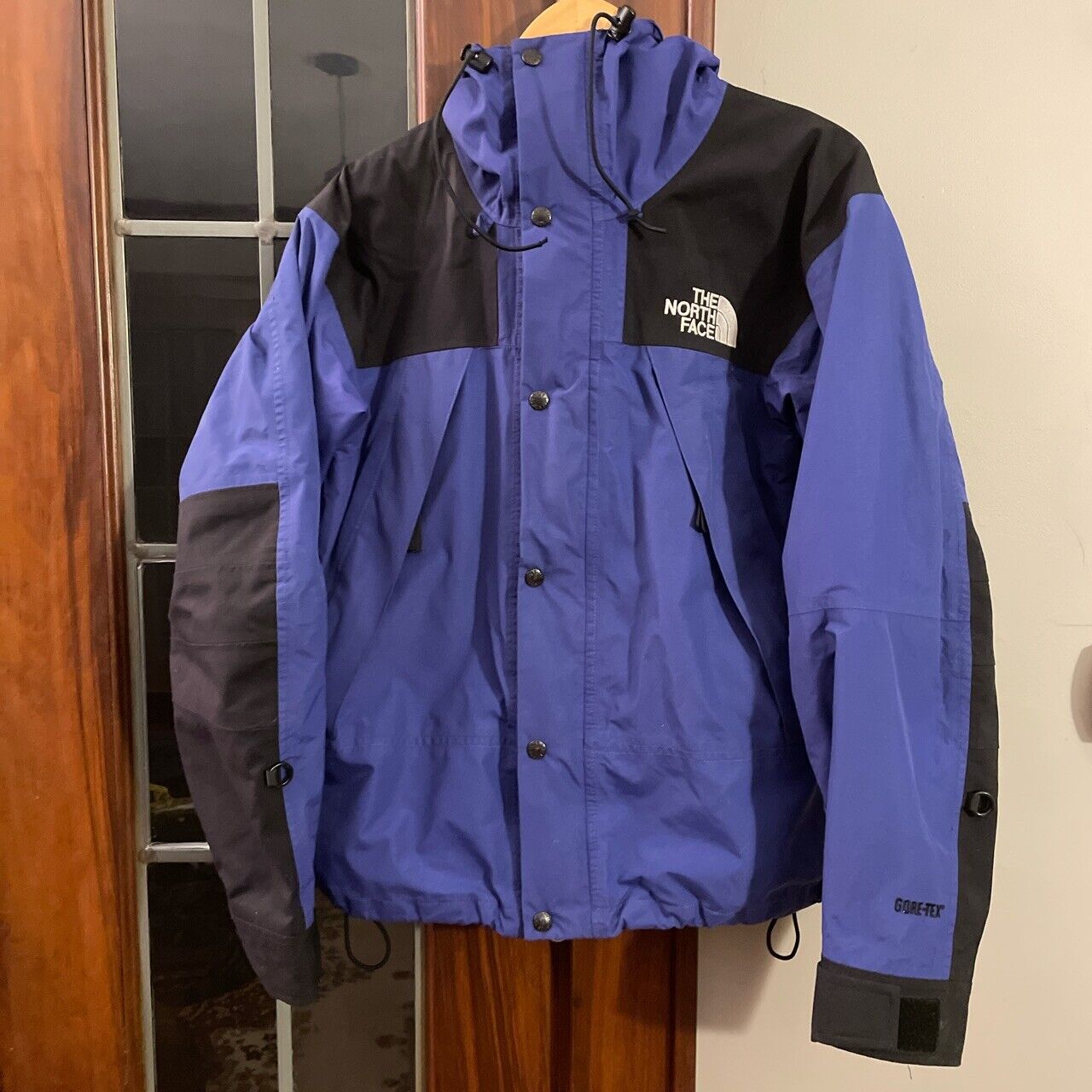 The North Face Summit Series Black Blue Gore-Tex Jacket (Size L ...