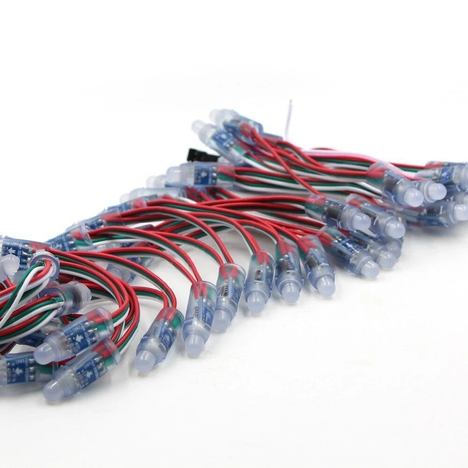 50/1000 DC 5V 12V WS2811 IC RGB Vollfarbe Pixel LED Modul Licht Weihnachtslampe  - Bild 2 von 4