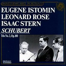Schubert : Trio n°2, Op. 100 (D.929) von E. Istomin | CD | Zustand gut