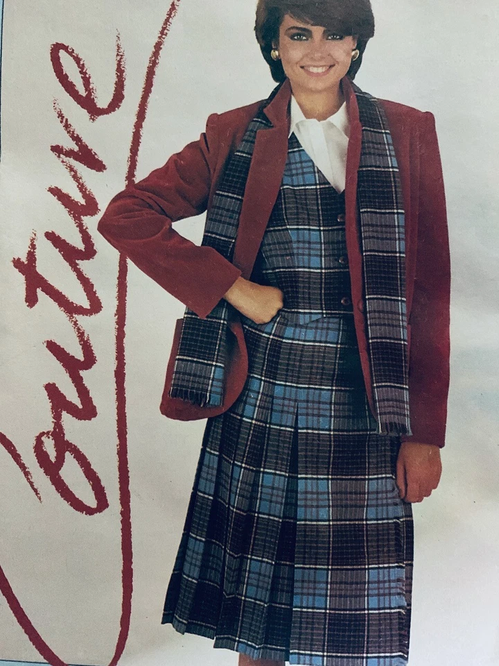 STYLE Sewing Pattern 3471 | Misses Jacket, Waistcoat, Skirt & Pants Sz 16 UNCUT - Image 3 of 3