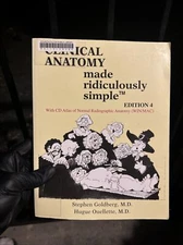 Clinical Anatomy Made Ridiculously Simple - Paperback By Stephen Goldberg - GOOD