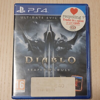 Diablo III: Reaper of Souls Ultimate Evil Ed. PS4 Complete (See Description) 