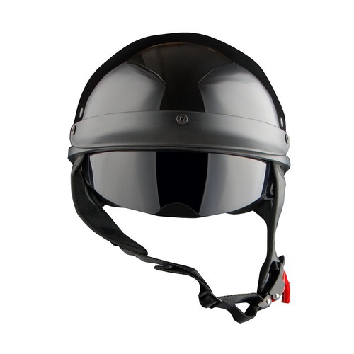 DOT 1Storm Motocicleta Media Cara Casco Ciclomotores Scooter Visera Interior Negro Mate - Imagen 11 de 66