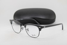 NEW RAY-BAN RB 5154 8232 BLACK CLUBMASTER GUNMETAL AUTHENTIC EYEGLASSES 51-21