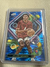 2023-24 Topps Cosmic Chrome NBA Jalen Green Blue Refractor 17/99