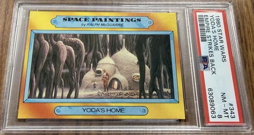 1980 Topps Empire Strikes Back STAR WARS Yoda's Home #343 PSA 8 - NO RESERVE
