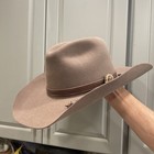 Serratelli 6x Brown Beaver Cowboy Hat 7 1/8 in Excellent condition, long oval — photo 3