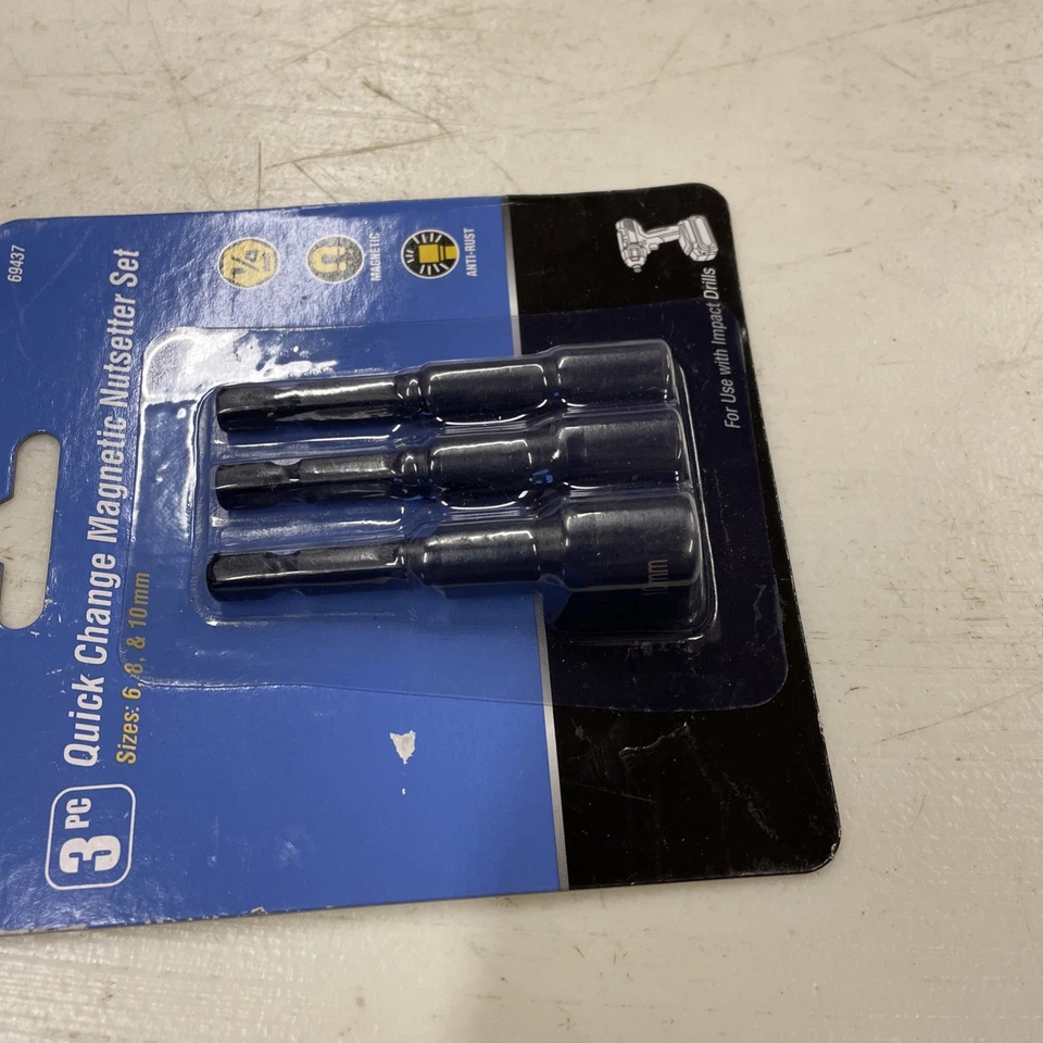 Warrior 3 pc Quick Change Magnetic Nut Setter - Image 4 of 4