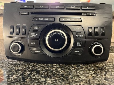 2010-2013 Mazda 3 AM FM CD Radio Stereo Head Unit Panel