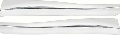 OER Chrome Quarter Ledge Molding Set For 1968 Chevrolet Camaro Convertible