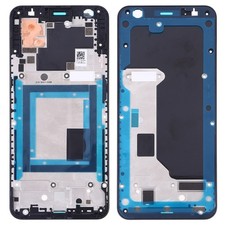 Front Housing LCD Frame Bezel Plate Replacement for Pixel 3a - Black