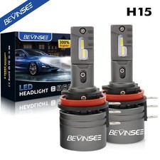 2x H15 Led Headlight Bulbs Bright High Beam Drl For Vw Fit Golf 2010-2018 Bright