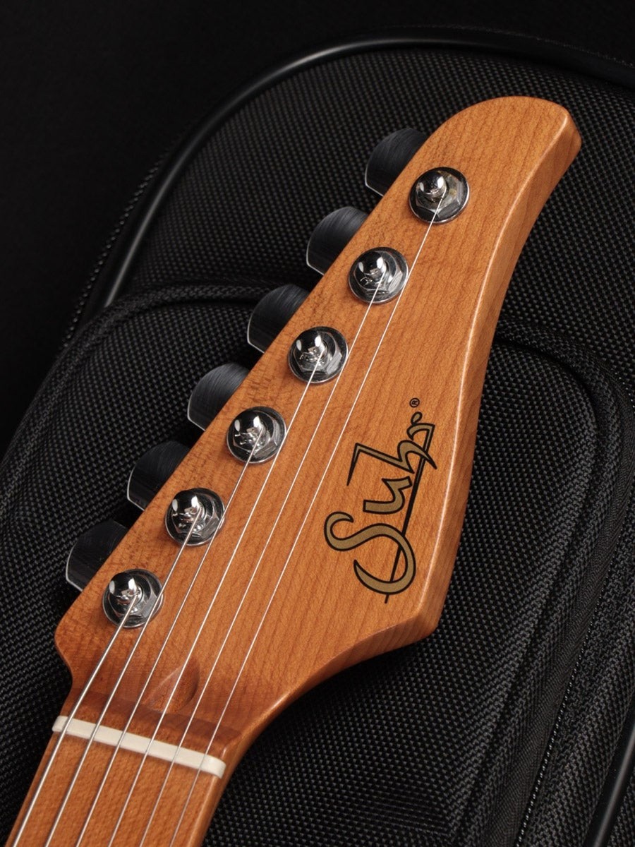 Suhr Select Classic S Antique HSS Guitar, Roasted Flamed Neck