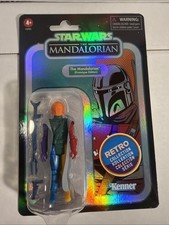 Hasbro Star Wars Retro Collection Prototype The Mandalorian 3.75  MINTY