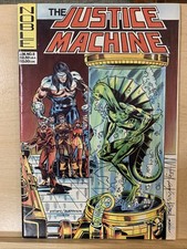 Noble JUSTICE MACHINE 5  SIGNED by MIKE GUSTOVICH!  KEITH POLLARD Cover! F (6.0)