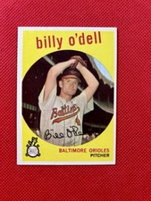 1959 Topps #250 Billy O’Dell Baltimore Orioles high-end NM B59#250A1