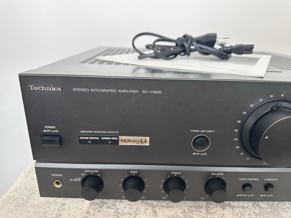 Technics SU-VX820 Verstärker Amplifier MOS Class A A Mit Anleitung Manual Retro - Bild 2 von 4