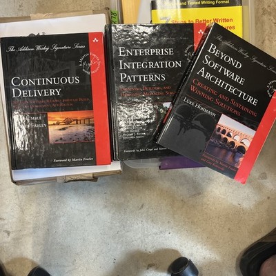 3 Book Set Addison-Wesley Signature Series Continuous Delivery Enterprise Beyond