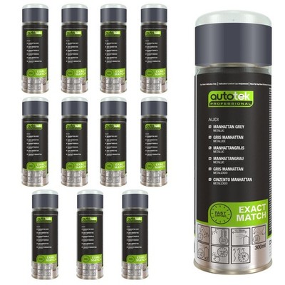 Autotek Audi Manhattan Grau 300 ml exakte Farbabstimmung schnelltrocknend Profi x12