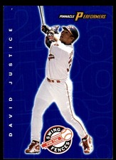 David Justice 1998 Pinnacle Performers #13 Indians MLB READ FREE SHIPPING